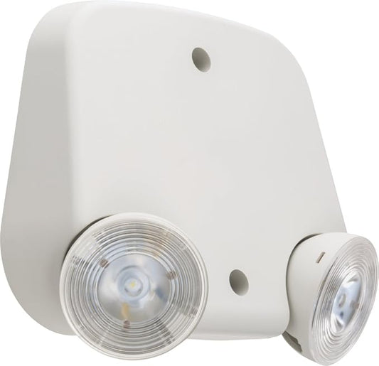 Lithonia Lighting ERE T M24 Double Head Emergency Light, White