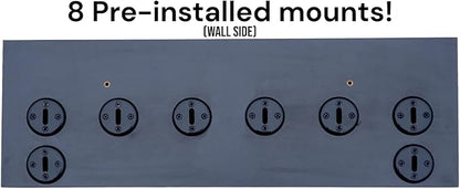 Bendy3D Solutions 24" Tonal Accessory Shelf - (Black, 24" Shelf - 6/8 Mounts)