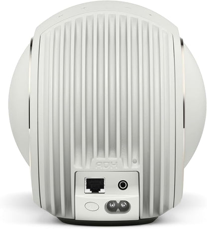 Devialet - Phantom Ultimate 98 dB - Light Pearl - Zero Distortion - High-Resolution Audio Processing - Multiroom Sync. - Home Audio Speaker
