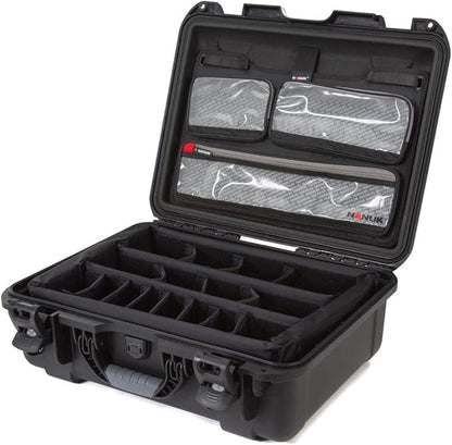 Nanuk 930 Pro Photo Kit Camera Case with Transparent, Zippered and Anti-Tear Compartments and Soft Grip Handle (26.5 Liters, Black)
