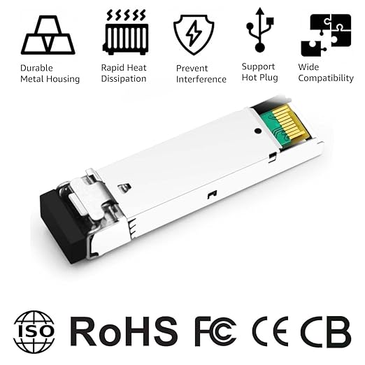 OPSTRAN 1000BASE-LX/LH SFP Optical Transceiver Module Compatible with HPE Aruba J4859D J4859DCM JL746A ProCurve J4859C J4859B J4859A 1310nm 20km DDM Duplex LC SMF 10 Pack