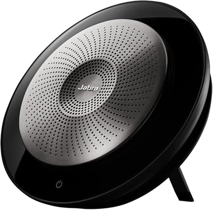 Jabra Speak 710 MS Wireless Bluetooth Speakerphone with Link 370 USB Adapter – Portable Conference Speaker for Holding Meetings Anywhere with Immersive Sound - Certified for Microsoft Teams