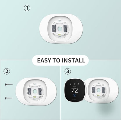 Tim Kit for Smart Thermostat Essential 2025, Wall Plate Cover Accessory for Thermostat, Easy to Install Cover Imperfections for Your Wall（2 Pack）