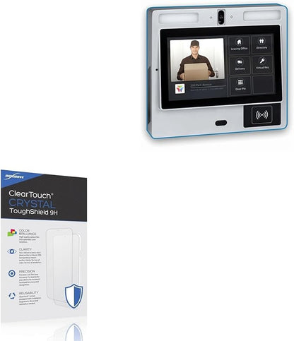 BoxWave Screen Protector Compatible with ButterflyMX Video Intercom Surface (11.6 in) - ClearTouch Crystal ToughShield 9H (2-Pack), Clear 9H Tough Flexible Film Screen Protector