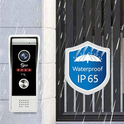 Wired Smart Video Apartments Intercom System,10 Inch Monitors with 1080P Doorbell Camera,3-in-1 Unlocking,TUYA WiFi Door Phone Kits, Ideal for Villas & Homes (2 doorbell + 3 Monitor)