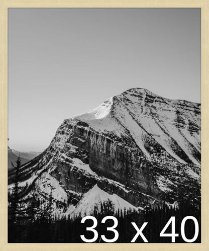 Frame It Easy 33 x 40 Wheat Wood Frame (Derby)