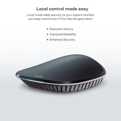 Ezlo Plus Smart Home Hub with Zigbee & Z-Wave. Works with Wi-Fi Devices Associated with Amazon Alexa Devices & Google Assistant to Control Smart Locks, Lights, Switches and CCTV Cameras