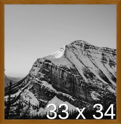 Frame It Easy 33 x 34 Hazel Wood Frame (Derby)