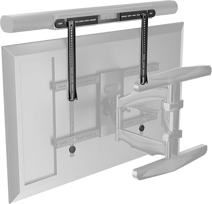 PEGZONE Soundbar TV Mount Compatible with Sonos Arc & Sonos Arc Ultra,Hold 22 Lbs, Soundbar Mount for TV for Surround Sound,Two Installation Options,Black