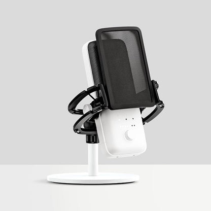 Elgato Wave:3 White Kit - Premium Studio Quality USB Condenser Microphone with Shock Mount and Pop Filter, for Streaming, Podcast, Gaming and Home Office, Free Mixer Software, Plug & Play for Mac, PC