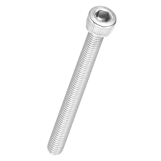Kozelo 20pcs Socket Head Cap Screws - [M5-0.8 x 55mm] 304 Stainless Steel Allen Socket Drive for Electrical Motor 3D Printing Fan Engine Replacement Use, Silver