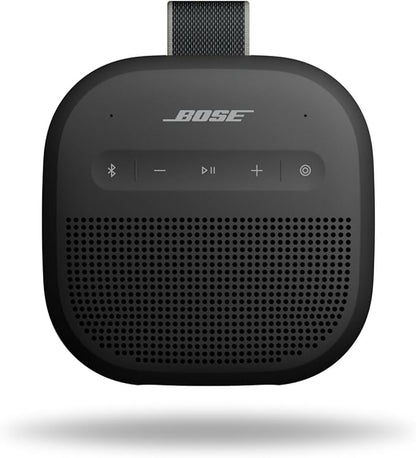 Bose New SoundLink Micro Portable Bluetooth Speaker (2nd Gen), Wireless Outdoor Speaker, Up to 12 Hours Battery Life, Waterproof and Dustproof, Black