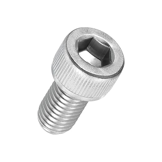 Kozelo 6pcs Socket Head Cap Screws - [M10-1.5 x 22mm] 304 Stainless Steel Allen Socket Drive for Electrical Motor 3D Printing Fan Engine Replacement Use, Silver