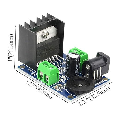 WMYCONGCONG 4 PCS TDA7297 Audio Amplifier Board Module DC 6-18V 15W+15W Dual-Channel Stereo Amplifier Board for Sound System DIY