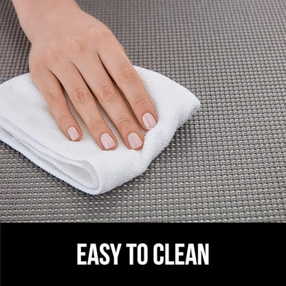 GORILLA GRIP powerGRIP Drawer Shelf and Cabinet Liner, Thick Strong Hold, Non-Adhesive Liners Protect Kitchen Cabinets and Cupboard, Bathroom Drawers, Easy Install, Breathable Mat, 17.5" x30', White