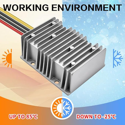 DC/DC Converter 12V Step Up to 24V, Boost Converter 20A 480W Voltage Regulator, 24Volt Transformer, Power Supply Module Boost Transformer for Car Truck Vehicle Boat