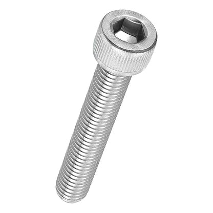 Kozelo 10pcs Socket Head Cap Screws - [M10-1.5 x 65mm] 304 Stainless Steel Allen Socket Drive for Electrical Motor 3D Printing Fan Engine Replacement Use, Silver