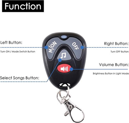 GREENCYCLE Door Sensor Chime, Motion Sensor Door Bells Chimes for Business, Doorbell Chime Motion Remote, Operating Range 918ft, 36Songs, 4Volume Levels, 5Modes, 1Receiver 1Motion Sensor 1Remote
