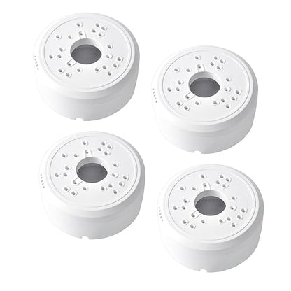 Universal Junction Box for Bullet Security Camera,Dome Camera Junction Box Mount Bracket, Indoor/Outdoor Wall Ceiling Mount Hide Cable Junction Base Boxes for Reolink Solar Panel (4pcs)