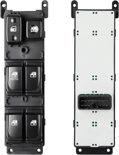 SCHUSSPART Front Left Driver Side Master Power Window Control Switch Button with Door Lock Switch Compatible with Hyundai Sonata 2006-2008 L4 V6 2.4L 3.3L Replaces# 935703K010 935703K010QS 1S9314