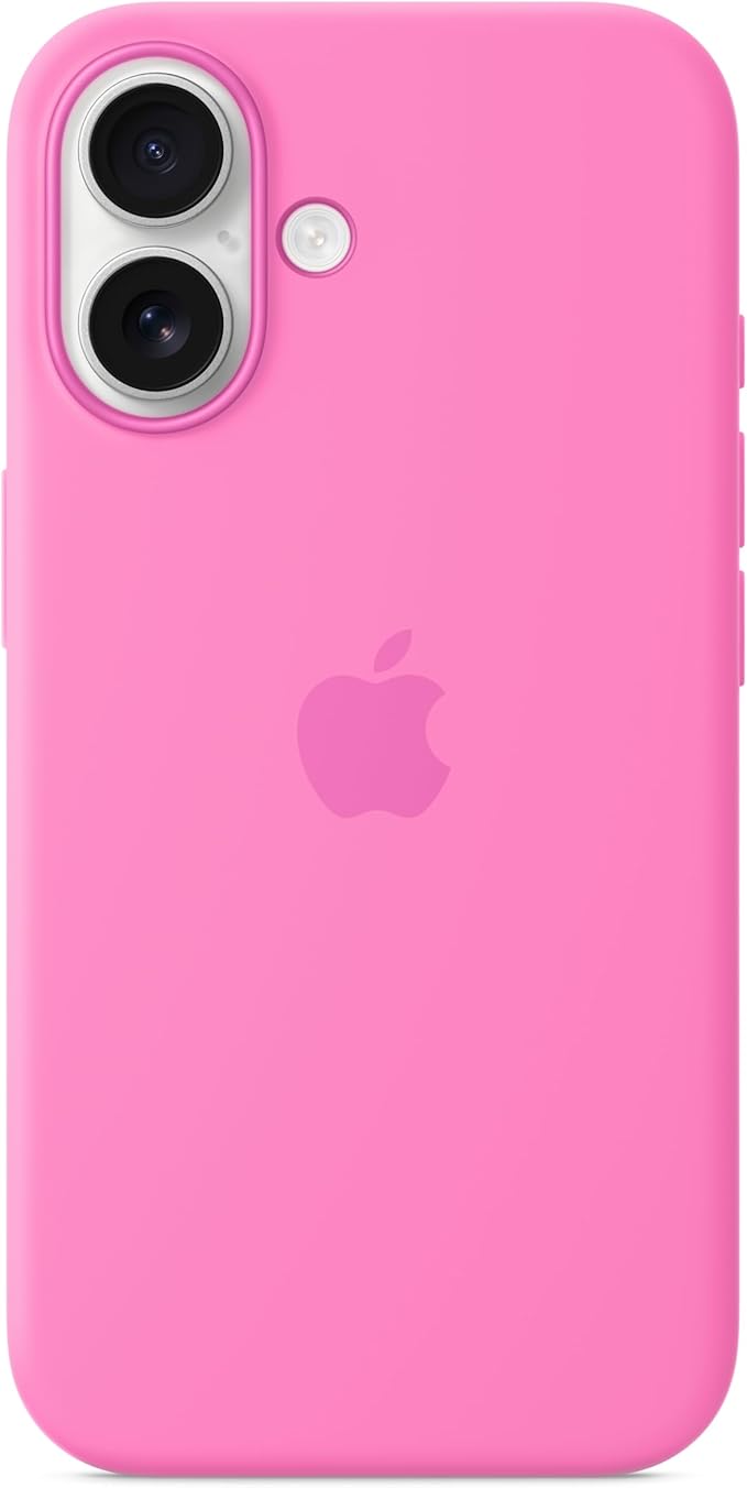 Apple iPhone 16 Silicone Case with MagSafe and Camera Control: Lightweight Phone Case, Wireless Charging Compatible, Smooth Matte Finish; Peony