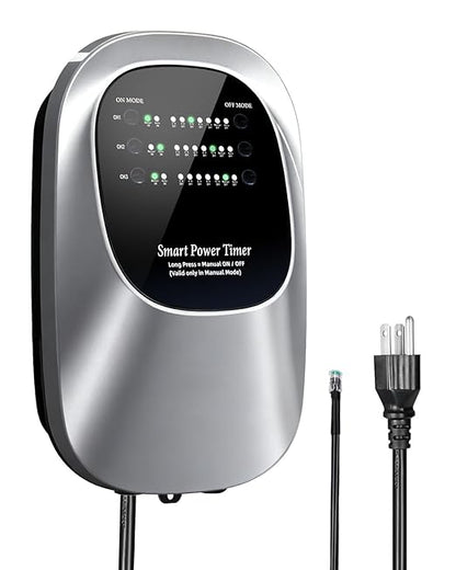 SOFAR 120W Low Voltage Transformer - 3 Independent DC Outputs, 110-240V AC to 12/14V DC, Weatherproof IP54, Timer & Photocell, Overload Protection Converter