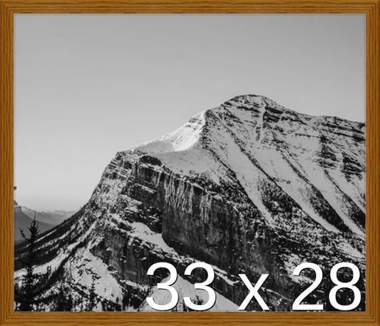Frame It Easy 33 x 28 Hazel Wood Frame (Derby)