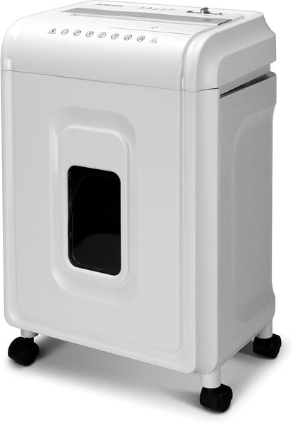 Aurora Anti-Jam 12-Sheet Cross-Cut Paper/CD and Credit Card Shredder with 4 Gallon Pullout Basket/Security Level P-4