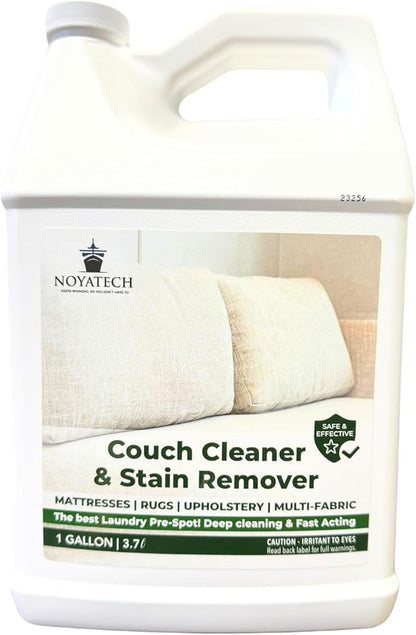 NOYATECH Couch Cleaner and Stain Remover Spray – Professional Strength, Multi-Surface Fabric and Upholstery Cleaner – Pet-Safe, Non-Toxic, Quick-Drying for Couches, Sofas & Car Interiors