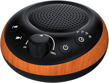 Brown Noise Sound Machine White Noise Machine Nonstop 30 Soothing Sounds Sound Therapy for Baby Kids Adults Sleep Machine 36-Level Vol Auto-Off Timer Memory Function for Home Travel Office