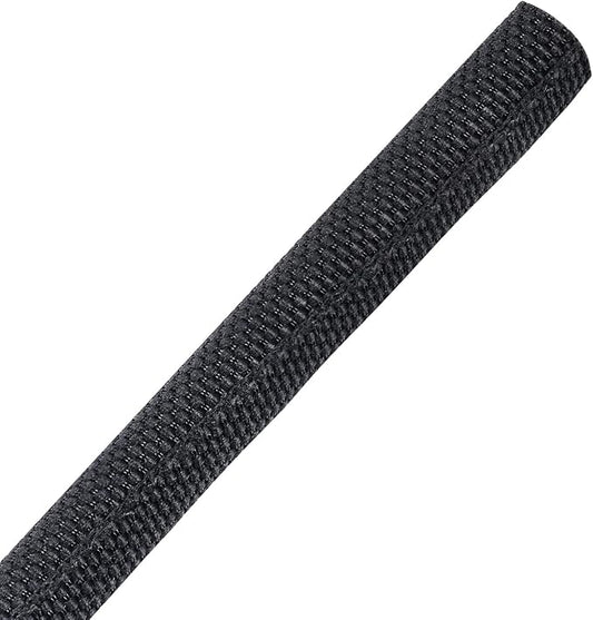 Sonoreboom Black Braided Wire Loom Mesh Woven Split Sleeving for Automotive Wires/Audio Video Cables/Office Harness/Multi-Cable Strings (1/4" - 68 Feet)