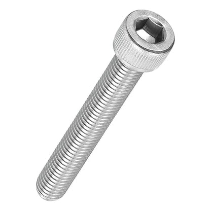 Kozelo 5pcs Socket Head Cap Screws - [M10-1.5 x 70mm] 304 Stainless Steel Allen Socket Drive for Electrical Motor 3D Printing Fan Engine Replacement Use, Silver