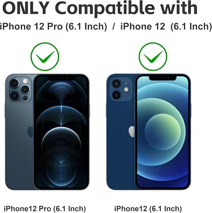 Matte Privacy Screen Protector for iPhone 12Pro and iPhone 12 Screen Protector Anti-Glare, Anti-Spy Tempered Glass Film, Smooth and Responsive Touch Anti-Scratch Glass