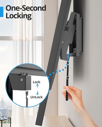 85 86 98 100 inch Heavy Duty Tilt TV Wall Mount Bracket for 65-120" Large TVS Up to 220LBS,Ultra Slim Tilting TV Mount, Max VESA 900×600mm, 16/18/24/32" Studs,Fit Most 65+ 75+ 120 TVs