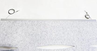 Escape Acoustic Wall Art | Matrix Design | Suspended Sound Proofing Panels | Eco-Friendly Recycled Material | 4X2 | Green