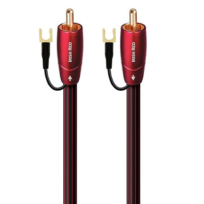 AudioQuest 20m Irish Red RCA Low-Frequency Subwoofer Audio Interconnect - CL3/FT4 PVC