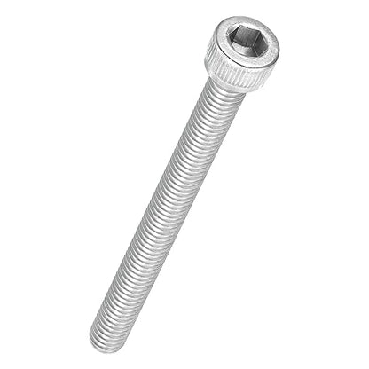 Kozelo 5pcs Socket Head Cap Screws - [M6-1 x 60mm] 304 Stainless Steel Allen Socket Drive for Electrical Motor 3D Printing Fan Engine Replacement Use, Silver