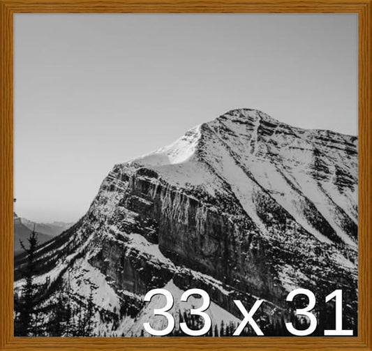 Frame It Easy 33 x 31 Hazel Wood Frame (Derby)