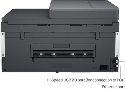 HP Smart Tank 7301 Wireless All-in-One Ink Tank Printer, Scanner, Copier with 2 Years of Ink Included, Best-for-Home Office, Cartridge-Free Refillable, AI-Enabled (28B70A)