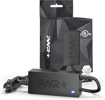 Pwr USB-C CAR Charger for Dell Latitude 11 12 13 5175 5285 5289 7275 7285 7370, Dell XPS 12 13 9370 9365, Dell Chromebook 11 3100 5190 - UL Listed 10 Ft Power Supply Cord 90W