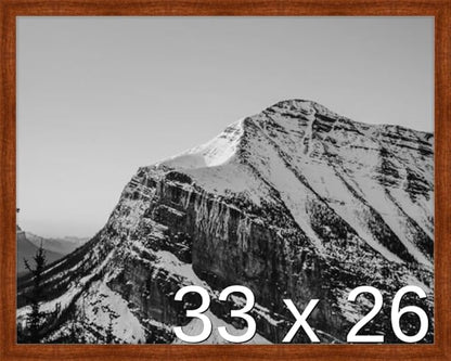 Frame It Easy 33 x 26 Russet Wood Frame (Derby)