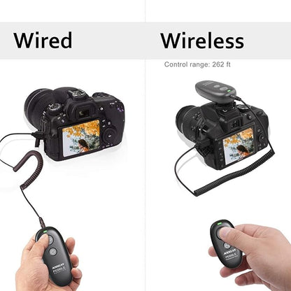 AODELAN Wireless Shutter Release Remote Control for Nikon D750, D5300, D5600, D7200, D7500, Z6, Z7, Z9, D800, D850, Coolpix P1000