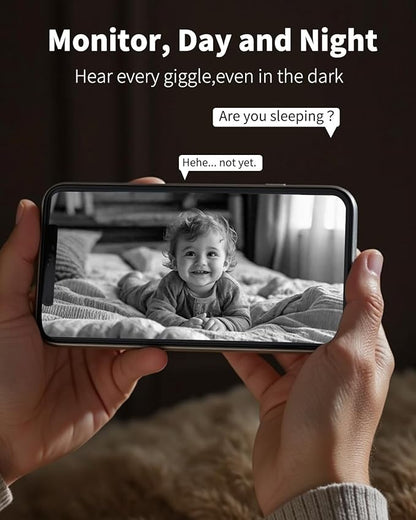 VIMTAG 4MP 5G Security Camera Indoor, Pet Camera with Speaker for Dog/Cat, Free AI Detection Indoor Camera with Phone App, Motion Tracking, Night Vision,2-Way Audio, Support 128GB Card(Not Included)