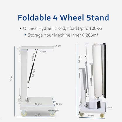 Rotary Steam Press, Hotel Linen Ironing Roller Machine With Continuous Steam. Home&Commercial Use For Bed Sheet,Pillowslip,Napkin,Tablecloth or Almost Any Flat Appropriately Sized Fabric[Only Machine]