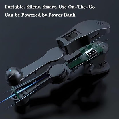 Auto Clicker for Smart Phone, Phone Screen Tapper for Phone Apps Video Live Streaming Gadget Fast Click Simulation Finger Continuous Click for Live Broadcasts Likes, Games, Shopping, Reward Tasks