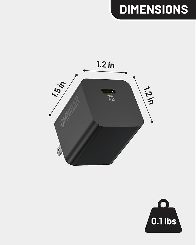 30W USB C Charger,GaN Fast Wall Charger Block,PD3.0 PPS USB-C Power Adapter for Google Pixel 9/9 Pro/9 Pro XL/8/8a/8 Pro/iPhone 16/15/14/13 and More Series, Galaxy, iPad, Compatible with MagSafe