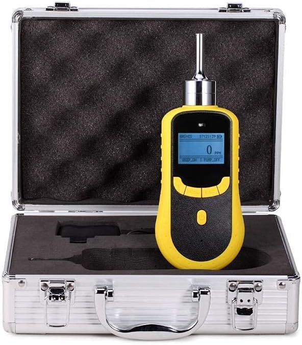 ATO Portable Hydrogen (H2) Gas Detector, 0 to 2000 ppm Gas Leak Detector Real-time LCD Display High Precision H2 Measuring Range 1ppm Resolution (0-2000ppm)