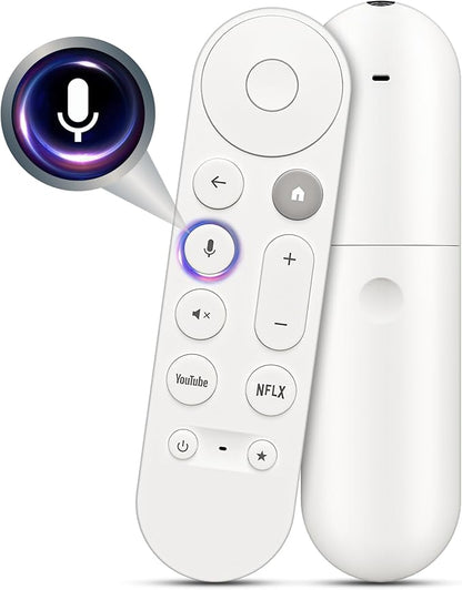 Voice Replacement Remote Control for Chromecast-Google-TV 4K/HD, for Google-TV-Streamer-Remote 4K