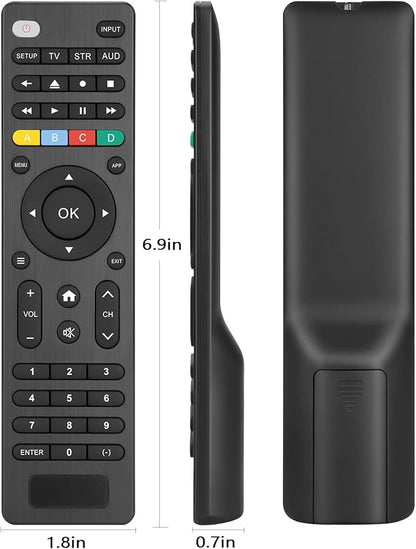 Universal Remote Control TV for Samsung/LG/Sony/Onn/RCA/Vizio/Hisense/Sony/Philips and More, for DVD Blu-ray Soundbar Media Player Set-Top Box, VCR, Easy Sync, 3-Device