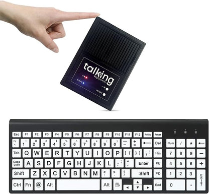 Talking Large Print Keyboard | AAC Communication Device | USB Keyboard with Large Print | Speech Generating Affordable Device for Assistive Speaking
